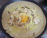 蕎麦粉のクレープ（ガレット）作り方4写真