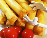 茹で卵と海老の春巻き＊スプリングロール作り方6写真