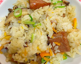 簡単なベーコンと椎茸の炊き込みご飯作り方3写真