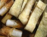 薄揚げとほうれん草とちくわの煮物作り方2写真