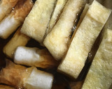 薄揚げとほうれん草とちくわの煮物作り方2写真