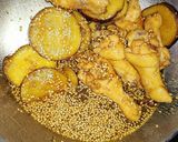 さつま芋と鶏手羽元の甘辛煮作り方5写真