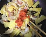 ジャガイモとベーコンの明太子炒め作り方7写真