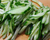 簡単♪豆苗ともやしとキュウリの酢の物作り方2写真