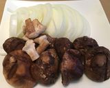 身体にしみる♡椎茸豆乳スープ(^○^)♪作り方1写真