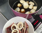 簡単♡ぷりぷりっイカと里芋の煮物作り方7写真