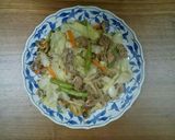 豚肉とキャベツのオイスターソース炒め作り方6写真