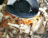 炊飯器であと混ぜおこわ作り方3写真