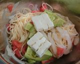 アボカドとサーモンの冷製パスタ☆作り方7写真
