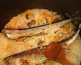 秋旨っ♪サンマとキノコの味わいごはん作り方6写真