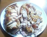 コストコ☆チキンの丸焼きで鶏ガラスープ作り方1写真