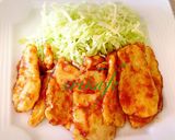 冷凍豆腐でなんちって生姜焼きベジタリアン作り方6写真