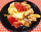 トマトとチーズのスクランブルエッグ☆作り方5写真
