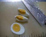 ゆで卵をきれいに切る裏ワザ。作り方4写真