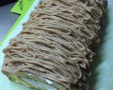 簡単ロールケーキでモンブラン作り方12写真