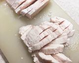 茹で鶏胸肉で！なんちゃってユッケ丼作り方4写真