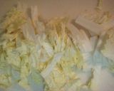 白菜のぽん酢粥作り方1写真