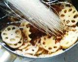 シャキシャキレンコンとはるさめの甘辛煮作り方2写真