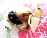 簡単和風サラダ:山芋が美味な大葉梅和え♬作り方3写真