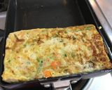 栄養満点✨たっぷり具材のタマゴ焼き^o^作り方3写真