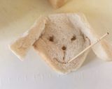 いぬパン（戌年レシピ簡単☆トースト犬パン作り方3写真
