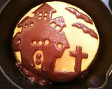 スライス生チョコ☆かぼちゃホットケーキ作り方6写真