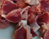 超簡単！おいしい砂肝炒め！作り方1写真