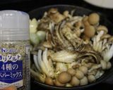 秋刀魚ときのこのアヒージョ❤マジョラム作り方4写真