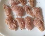 ささみの甘酢照り焼き。お酢で柔らか。作り方1写真