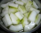 冬瓜と鶏だんごのスープ煮作り方1写真