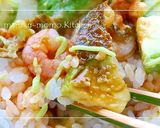 とろけるアボカドわさび丼＊お菓子のり天作り方4写真
