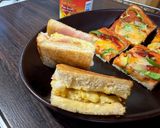 甘いホットサンド風ベーコンタマゴサンド作り方11写真