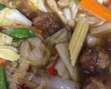 竜田揚げ入り中華丼作り方4写真