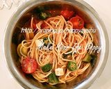 オクラ&プチトマト☆冷製パスタ作り方5写真