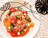 オクラ&プチトマト☆冷製パスタ作り方6写真