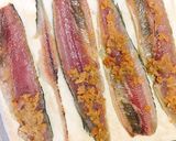 梅しそ秋刀魚ロールの切り昆布おろし煮作り方4写真