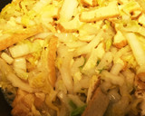 簡単朝食♡副菜厚揚げと白菜焼肉のたれ炒め作り方3写真