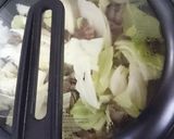 あさりとキャベツの酒蒸しパスタ♪作り方5写真