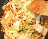 簡単♡白菜揚げ玉卵炒め(о´∀`о)作り方4写真