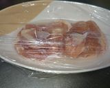 お酒のお供に♪鶏と三葉のお浸し♪作り方3写真