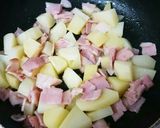 じゃがベーコンのお手軽ボリュームオムレツ作り方2写真