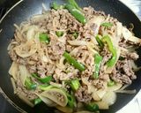 牛肉のバルサミコ酢炒め作り方6写真