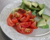 アボカド＆ミニトマトの胡麻味噌和え作り方1写真