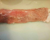 豚肉切り落としでチーズ巻き巻きカツ作り方1写真