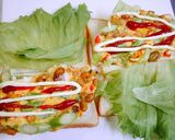 レンジで簡単！アスパラグラノーラサンド作り方4写真