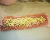 豚肉切り落としでチーズ巻き巻きカツ作り方2写真