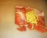 豚肉切り落としでチーズ巻き巻きカツ作り方3写真