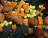 【弁当救済】ウインナーとミックスベジ炒め作り方4写真