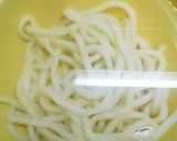 簡単！茹でうどんＤＥつるつる焼きうどん♪作り方5写真
