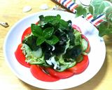 ひとりで食べる時のトストサラダの基本♪作り方5写真
